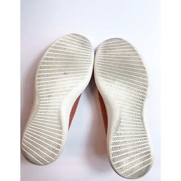 Allbirds Men’s Wool Runner Sneakers Size 10 Orange Textured Comfort Minimalist - Picture 8 of 10